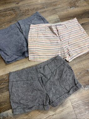 GAP Women’s Striped Cotton Blend Shorts - Multicolor size 4